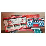 Variety of Vintage Games including Foto Electronic Football, Po Keno and Checkers