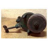 Vintage Goodies including Oil / Ink Cans, Weights, Hammer and More