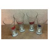 Miller High Life, Hamms, Schlitz and Pabst Blue Ribbon Glassware