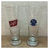 Miller High Life, Hamms, Schlitz and Pabst Blue Ribbon Glassware
