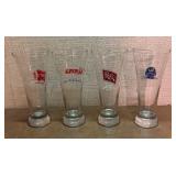 Miller High Life, Hamms, Schlitz and Pabst Blue Ribbon Glassware