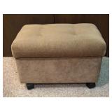 Nice Neutral Petite Storage Ottoman