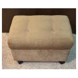 Nice Neutral Petite Storage Ottoman