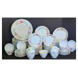 Vintage Regal China Spring Time Pattern Dinnerware Set