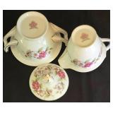 Vintage Regal China Spring Time Pattern Serving Ware