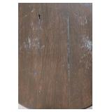 Vintage Solid Oak Pedestal Plant Stand