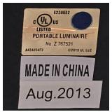 Lovely Art Glass Style Shaded Wooden Table Lamp