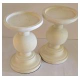 Vast Wooden Candleholder Grouping