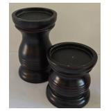 Vast Wooden Candleholder Grouping
