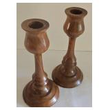 Vast Wooden Candleholder Grouping