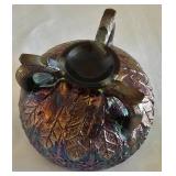 Vintage Fenton Carnival Glass Candy Dish Grapevine Pattern, Vintage Fenton Orange Tree Footed Bowl & More