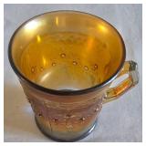 Vintage Fenton Carnival Glass Candy Dish Grapevine Pattern, Vintage Fenton Orange Tree Footed Bowl & More