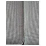 Pale Green Subtly-Printed Loveseat