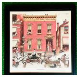 Norman Rockwell "The Street Was Never the Same" Framed Print