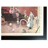 Norman Rockwell Framed Print, The Famous Model T was "Boss of the Road"