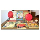 Vintage Books including Mother Goose Rhymes, Paint Books, Bondie and More