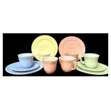Vintage "Little Hostess" Party Set Pastelware Hazel-Atlas Glass Co.