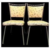 Fabulous Pair of Vintage Dinette Chairs by B Brody Seating Co.