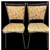 Fabulous Pair of Vintage Dinette Chairs by B Brody Seating Co.