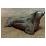 Seal Soapstone Figurine by Thorn of Canada