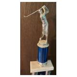 Two Vintage Golf Trophies