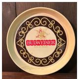 Vintage Budweiser King of Beers Resin Serving Tray