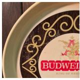 Vintage Budweiser King of Beers Resin Serving Tray