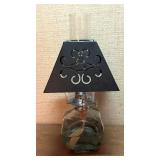 Charming Vintage Oil Lamp and Match Holder