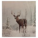 "Winter Wonder" Collectors Edition Print by Leo Stans including Commemorative Stamp and Coins