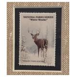 "Winter Wonder" Collectors Edition Print by Leo Stans including Commemorative Stamp and Coins