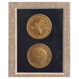 "Winter Wonder" Collectors Edition Print by Leo Stans including Commemorative Stamp and Coins