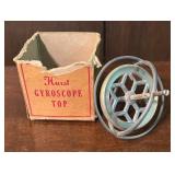 Vintage Finds including a Chalkboard, Shoe Forms, Oil / Ink Cans, Drill Bit Set, Educational Gyroscope and More!