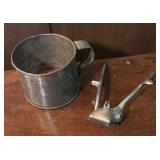 Vintage Finds including a Chalkboard, Shoe Forms, Oil / Ink Cans, Drill Bit Set, Educational Gyroscope and More!