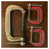 Assorted Metal Tool Clamps