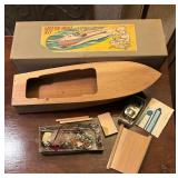 Vintage Constructo Motorboat Model Kit