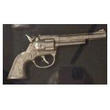 Vintage Toy Cap Gun Collection including a Vintage Toy Hubley Derringer Cap Gun Pistol