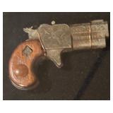 Vintage Toy Cap Gun Collection including a Vintage Toy Hubley Derringer Cap Gun Pistol