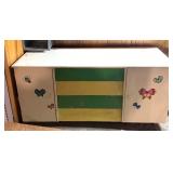 Colorful Vintage Dresser Cabinet