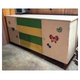 Colorful Vintage Dresser Cabinet