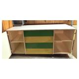 Colorful Vintage Dresser Cabinet