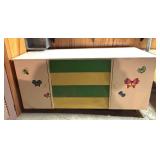 Colorful Vintage Dresser Cabinet