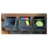 Multi Drawer Nail Cabinet Filled with a Variety of Many Kinds of Nails