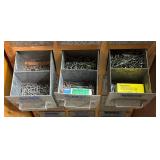 Multi Drawer Nail Cabinet Filled with a Variety of Many Kinds of Nails
