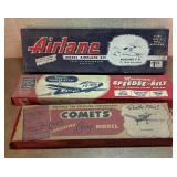 Vintage Monogram Republic Thunderjet, Airline and Comets Amazing Flying Model Airplane Model Kits
