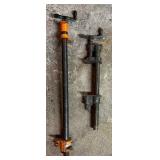 Assorted Metal Pipe Clamps