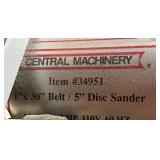 Pro-Tech Bandsaw Model: 3203 and Central Machinery Belt Disc Sander Model: 34951