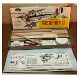 Vintage Comets Amazing Flying Airplane, Guillows Airplane and Guillows British Sopwith Camel Model Kits
