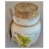 Three Decorative Corked Pottery Pots