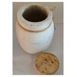 Three Decorative Corked Pottery Pots
