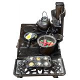 Vintage Miniature Cast Iron Wood Cook Stove